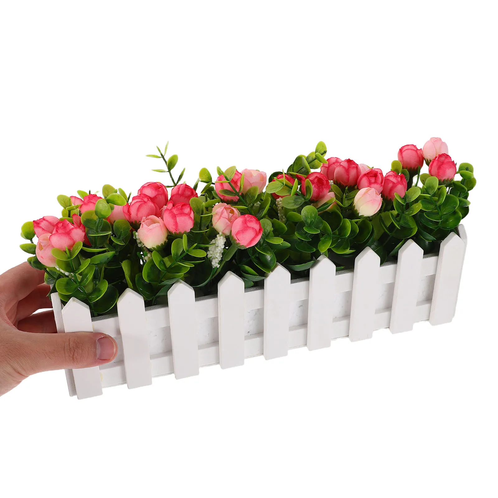 

Simulated Flower Bud Potted Plant Wedding Centerpieces for Tables Outdoor Faux Flowers