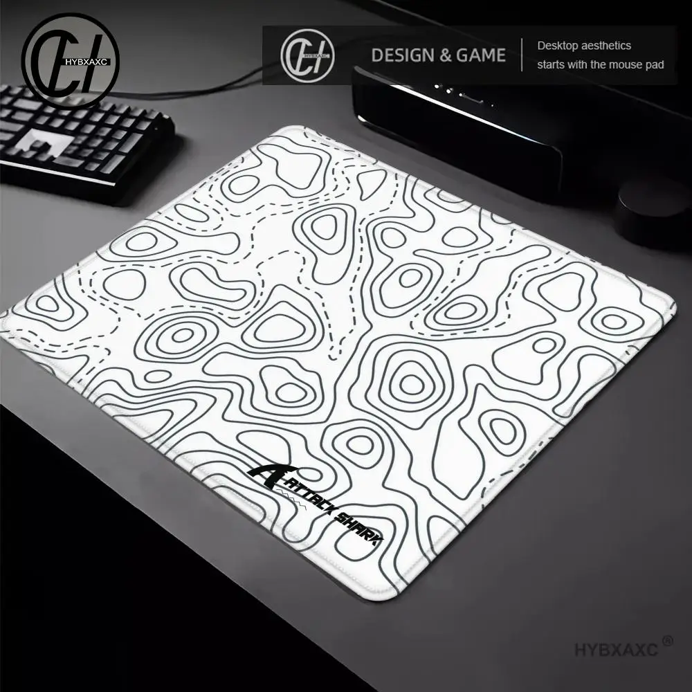 45x40CM Speed Gaming Mousepad Locking Edge E-Sports Mouse Pad Lines Game Professional Mause Mat Attack Shark Premium Mouse Pad