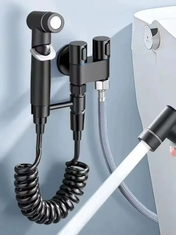 Handgehaltener Bidet-Reinigungssprüher für den Haushalt, Zwei-Modus-Hochdruck-Toilettensprühkopf für Badezimmerarmaturen
