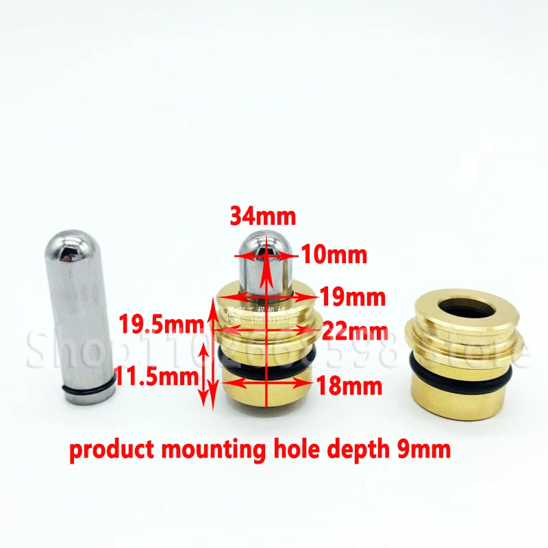 Excavator For Yuchai YC35 60 85 135 230-6-8 Joystick Walking Foot Valve Bullet Accessories