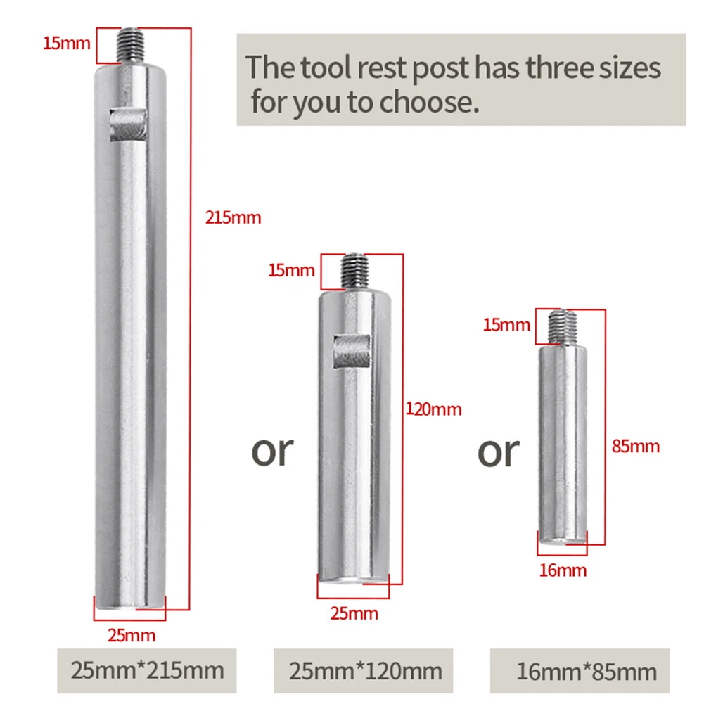 Tool Rest Post Diameter Curve Bowl Rest Bar Modular Tool Rest System