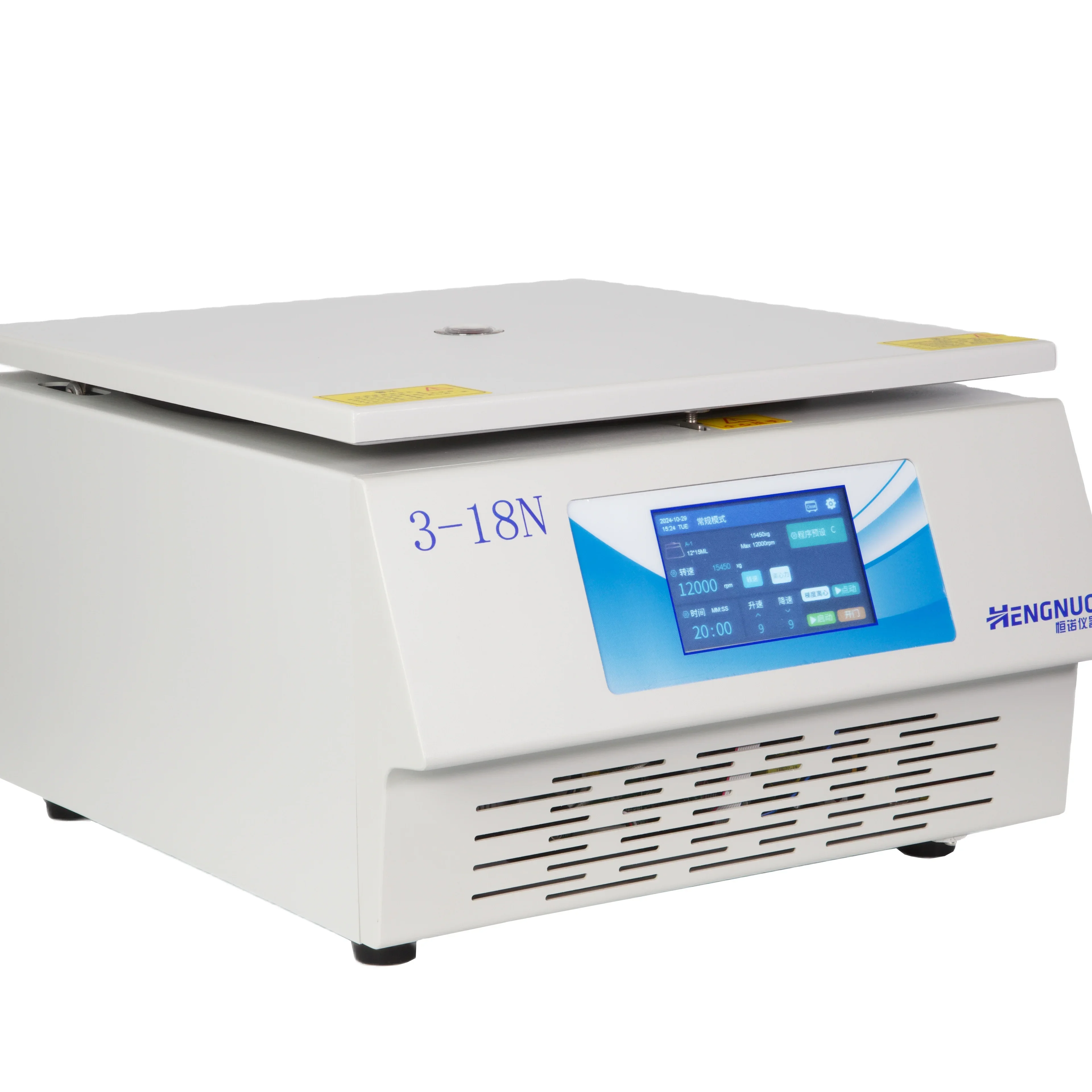 High-Speed Tabletop Laboratory Centrifuge Machine 3-18N 12x1.5/2ml Fixed Angle Rotary Head for Use in Labs