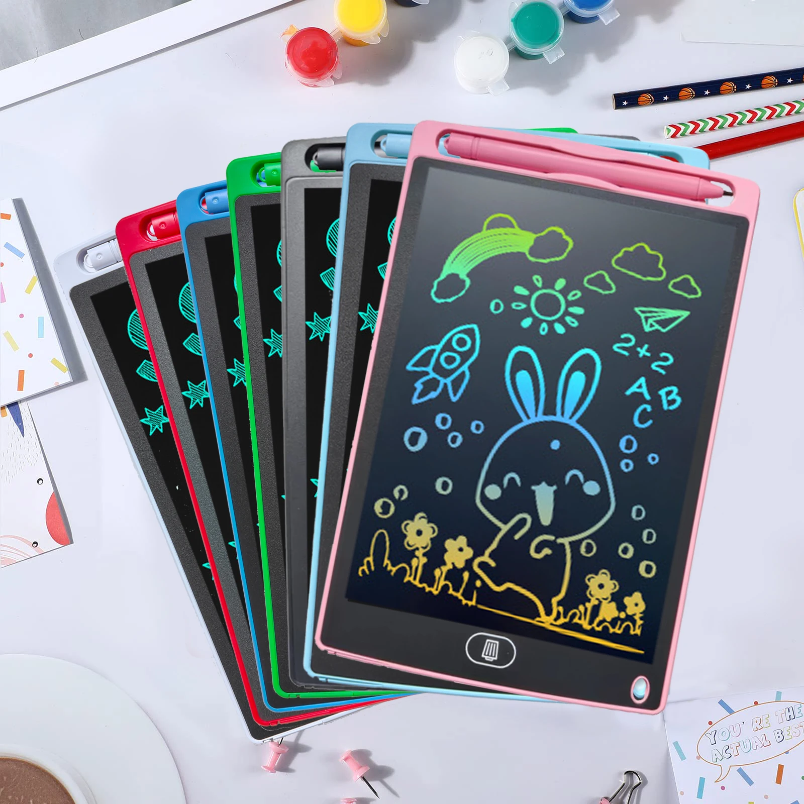 

8.5 in LCD Writing Tablet Drawing Board Children toys For Birthday, Thanksgiving, Halloween, Easter, Christmas gifts