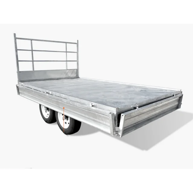 مقطورة ذات نطاق مسطح مجلفن، صندوق قوي #2