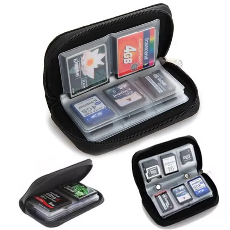 Memory Card Collect Bag Storage Bag With 22 Slots Wallet For CF/SD/Micro SD/MS/DS Memory Card Pouch Memory Card Box Accessories