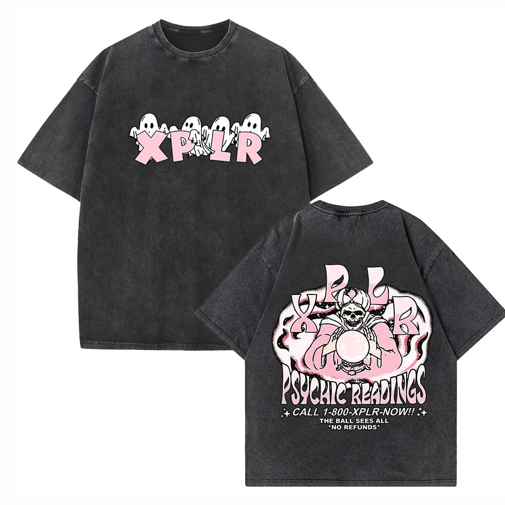 

Xplr Psychic Readings Shirts Harajuku Hip Hop Streetwear Cotton Vintage T-Shirts