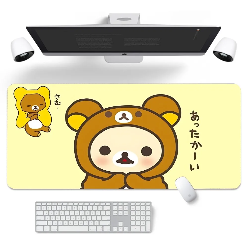 R-Rilakkuma B-Bear Mousepad New Arrivals Large Gaming Mousepad L XL XXL Gamer Mouse Pad Size For Keyboards Mat