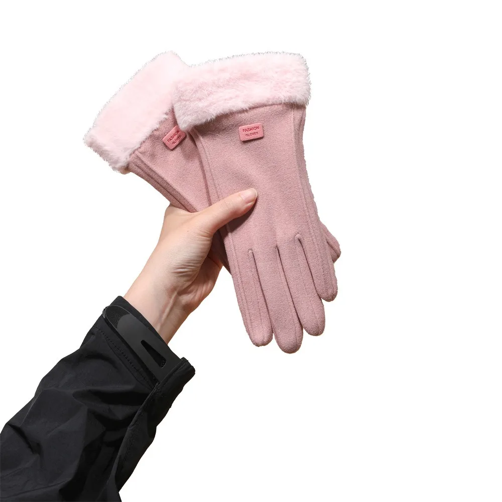 Touchable Screen Winter Gloves Warm Full Touch Screen Gloves Driving Mittens Unisex Skiing Gloves Windproof Cold Proof Gloves