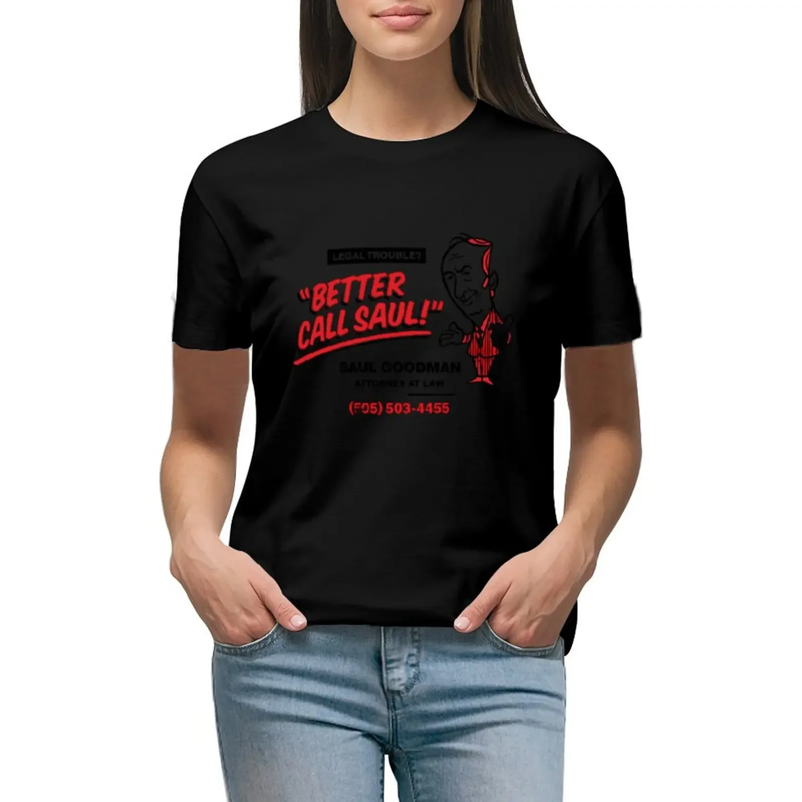 Better Call Saul Saul Goodman Breaking Bad T-Shirt kawaii clothes cute tops plus size tops graphics Woman clothing