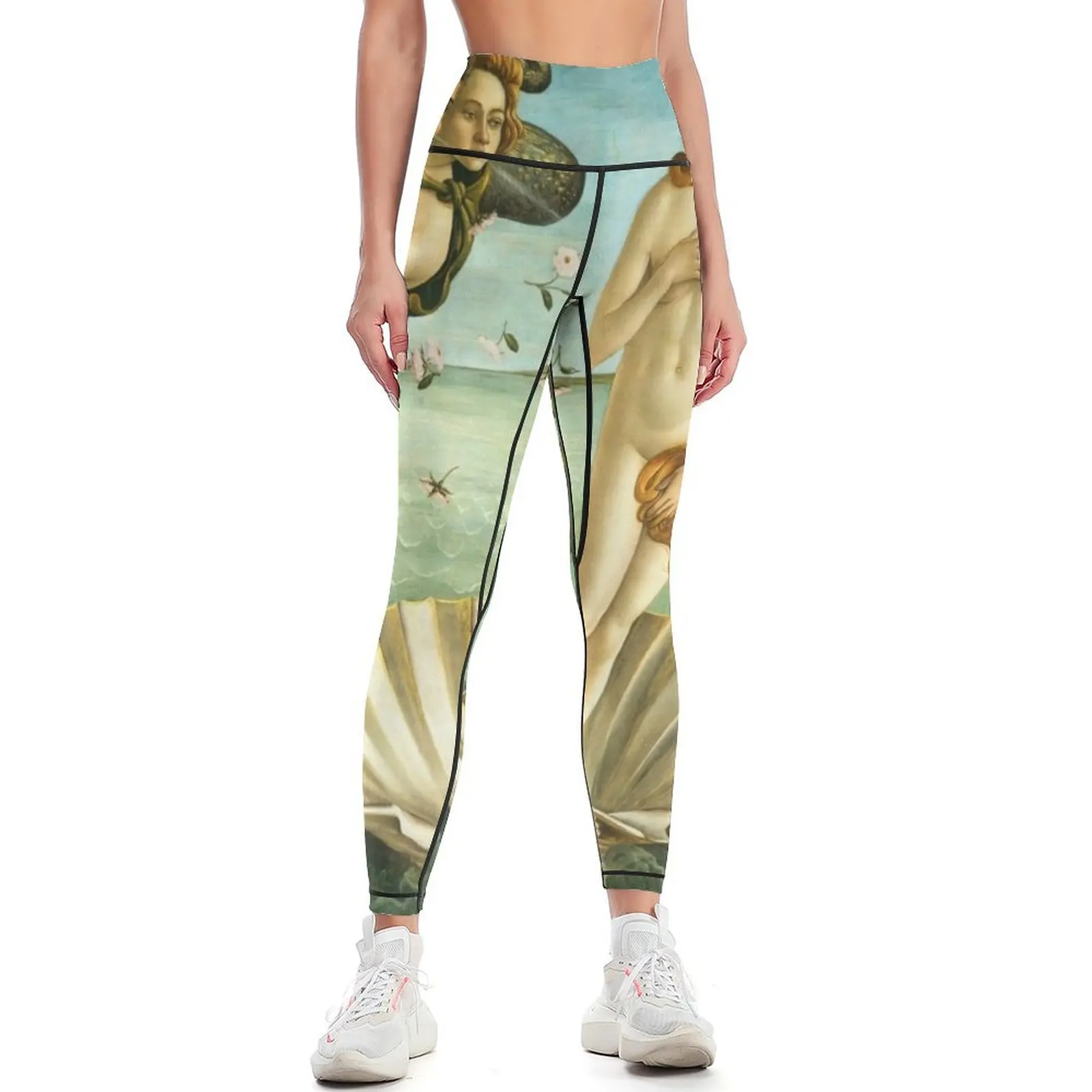 Birth of venus botticelli Leggings sports for push up sports for gym Sports female Womens Leggings