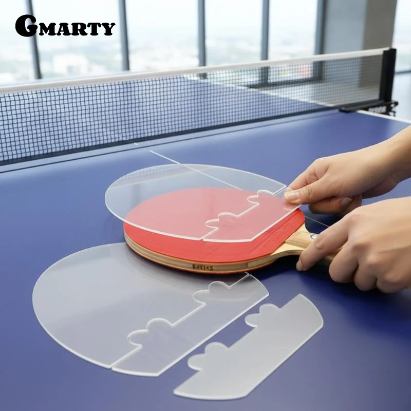 Transparent Acrylic Plate, Table Tennis Rubber Gluing Auxiliary Positioner, Dedicated Alignment Tool For Racket Assembly