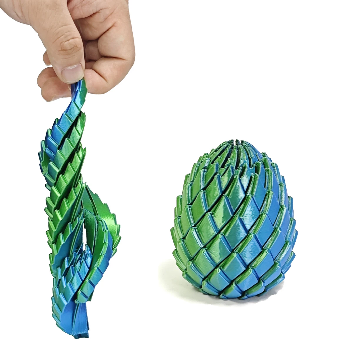 NEW 3D Printed Spiral Fidget D - 3D Printing Egg recension och pris