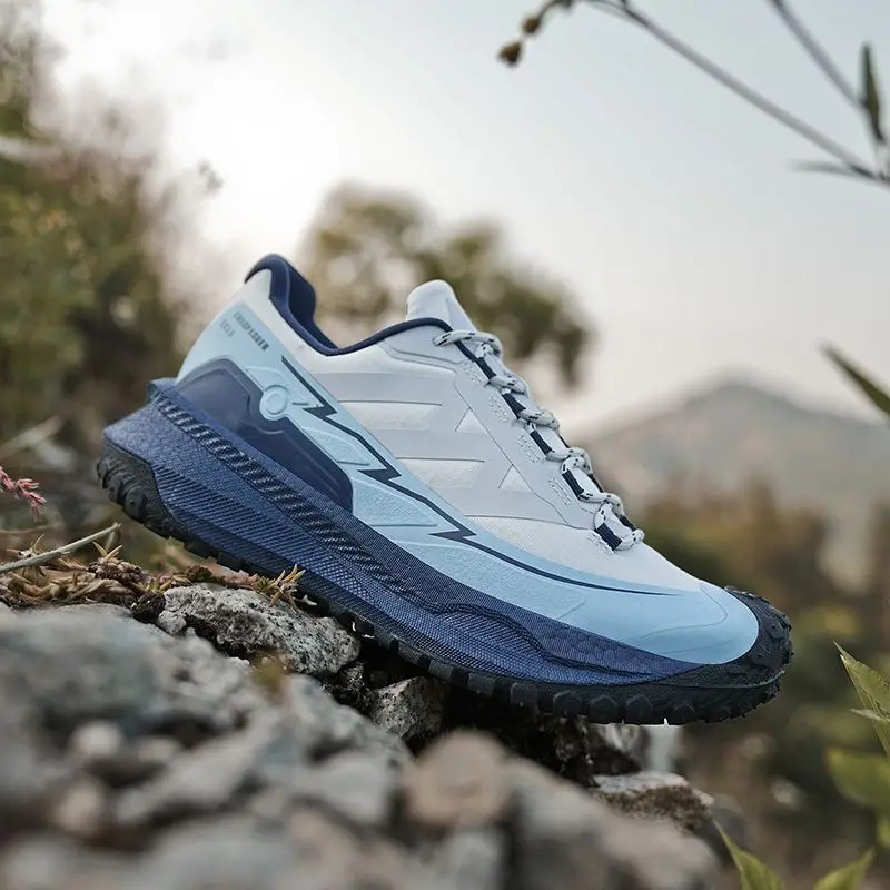 Mens Outdoor Hiking Shoes Lightweight Breathable Climbing Running Shoes Off-road Cushioned Sneakers Walking Boots