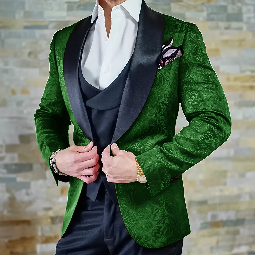 2024 Elegant Men Suit Formal Jacket Pants Men Men Suit Jacket Wedding Party Suit Formal Suit