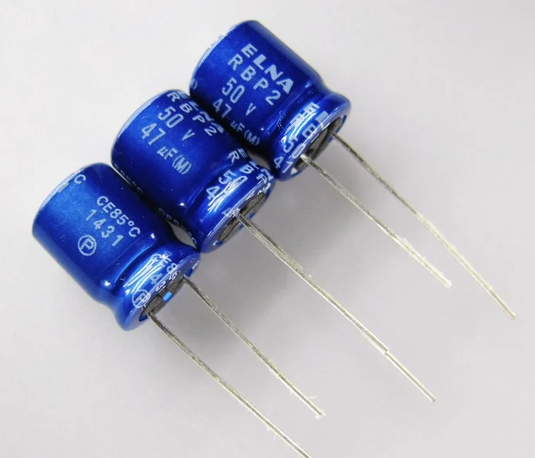 10pcs 47uF 50V Japan ELNA 6x11mm 50V47uF Bipolar Audio Capacitor