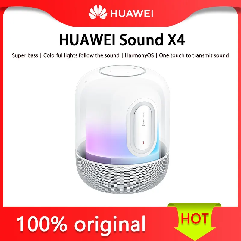 Huawei Sound X4 smart speaker supports English HarmonyOS, one-touch voice transmission, Bluetooth 5.0, NFC, WIFI