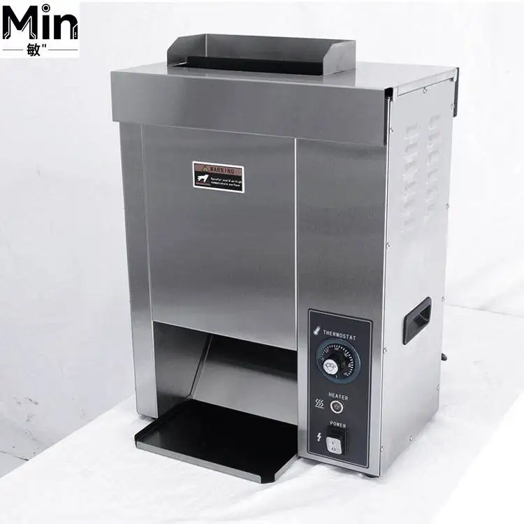 

Commercial Vertical Toaster, Professional Burger Bun Toaster Machine for Restaurant Hamburger Bread Preparation