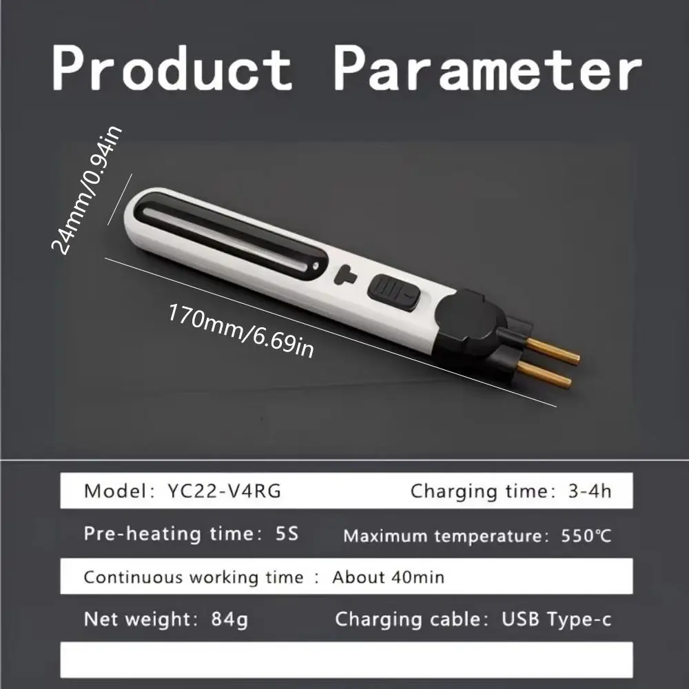 Cordless Cordless Foam Cutter Portable Heating Wire Foam Cutter Multipurpose 3 Cutting Head Electronic Soldering Kit Crafting