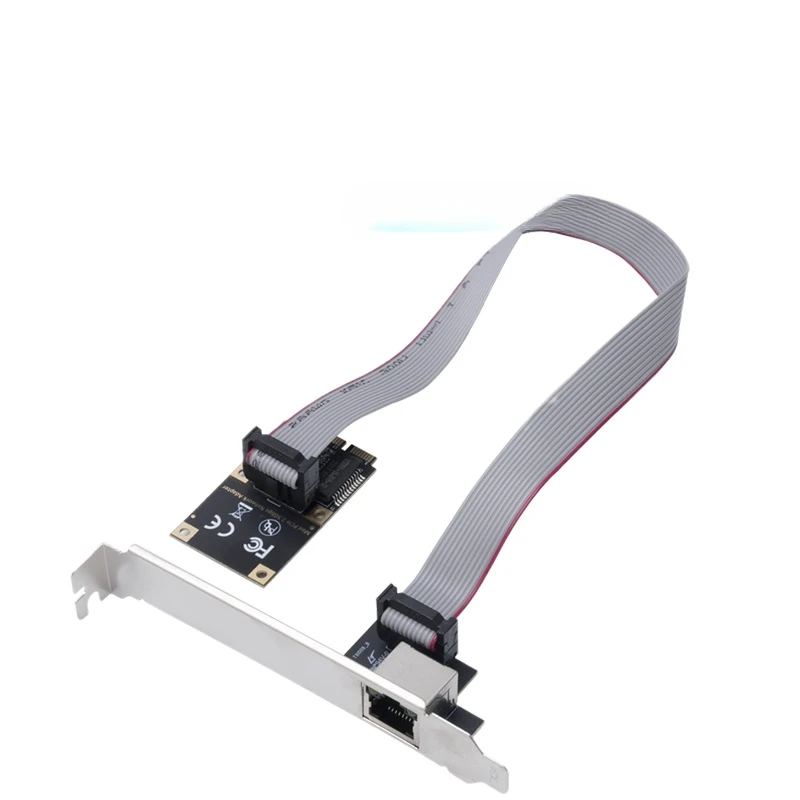 

For Desktop Mini Pcie To 2.5g Gigabit Network Interface Card 2500M Network Port RJ45 Mini PCIE Expansion Card Transfer