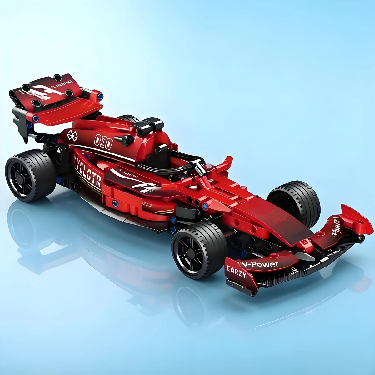 Home Decor Creative Racing Red Vechiel Technical Blocks SPORT Car Model Buiding Block Bricks Kit Toys Birthday Gift Set