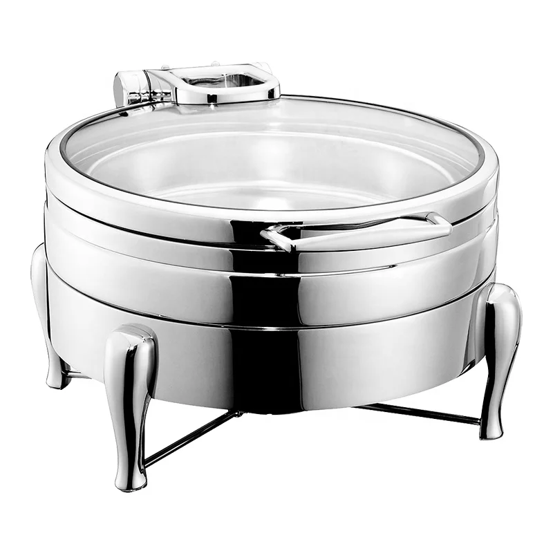 

6л европейский дизайн ресторан оборудование для общественного питания двойные топливные обогреватели пищевой дисплей буфетный сервер