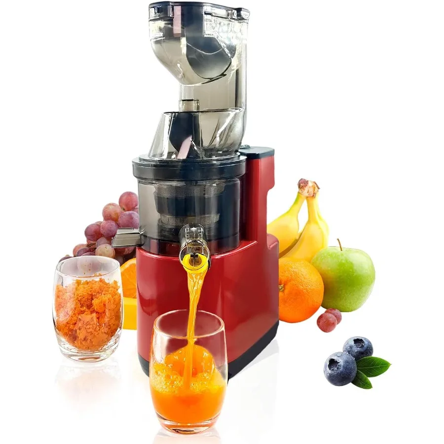 

Cold Press Juicer Machines Slow Masticating High Yield Pulp Separation Can Make Fruit Ice Cream MultiFunctional for Home and Co