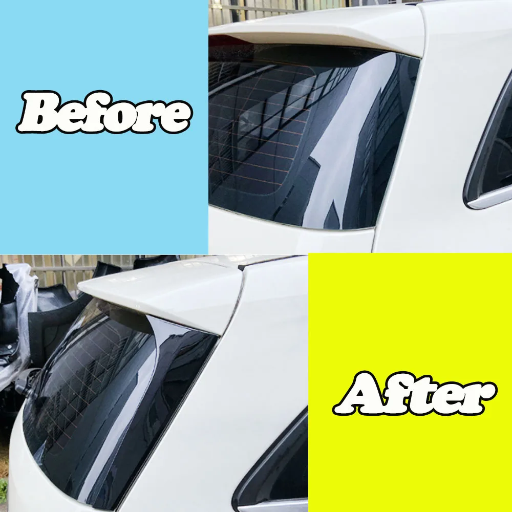 Vertical Car Rear Window Side Spoiler Wing Spoiler Canards Splitter Sticker For Mercedes-Benz B-Class B180 B200 W246 2012-2018