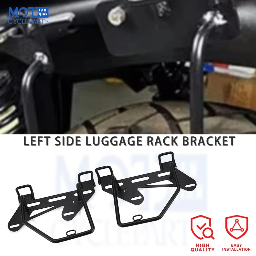 

Мотоцикл для Honda Rebel 250/300/500/1100 2016-2023 2024, багажники, кронштейн для седельной сумки, держатель, левая и правая боковые стойки