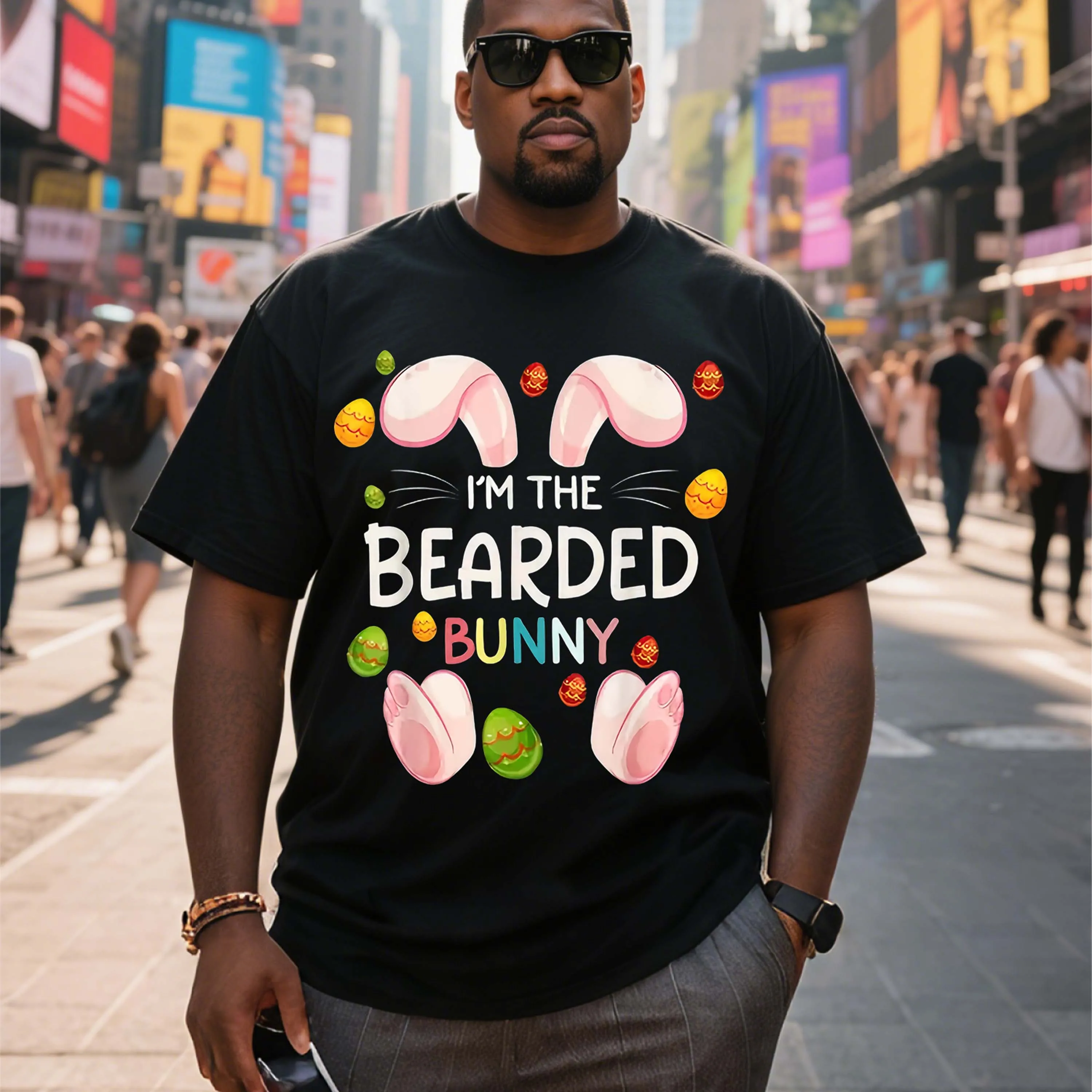 

Мужская футболка больших размеров, черная с круглым вырезом из чистого хлопка, подходит для верхней одежды весной и летом, повседневная и удобная