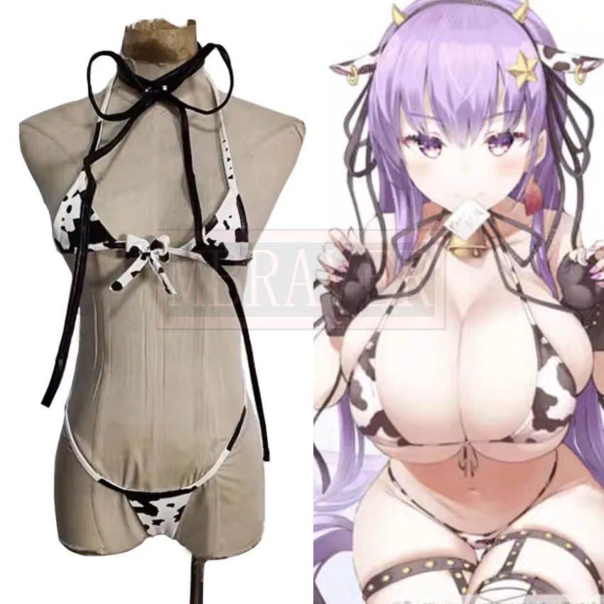 

Fate/EXTRA CCC Fate/Grand Order Moon Cancer BB Bikini Sexy Swimwear Cow Outfit Christmas Party Halloween Uniform Cosplay Costume