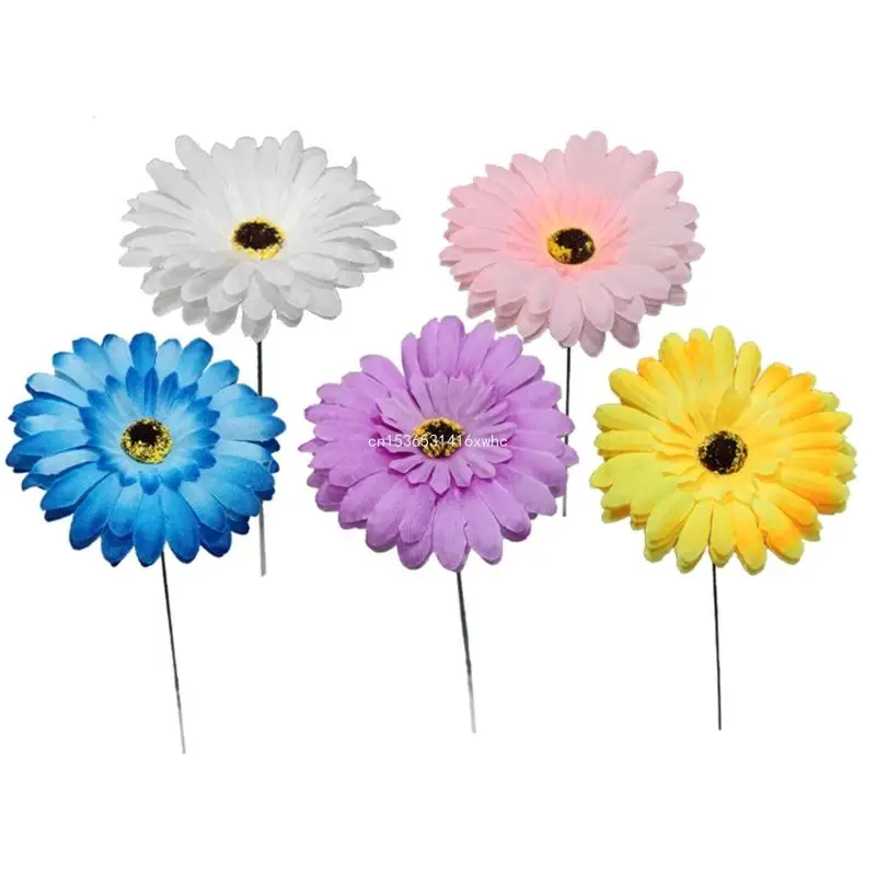 

Dropship 5pcs Simulation Africa Chrysanthemum Garden Stake Indoor Outdoor