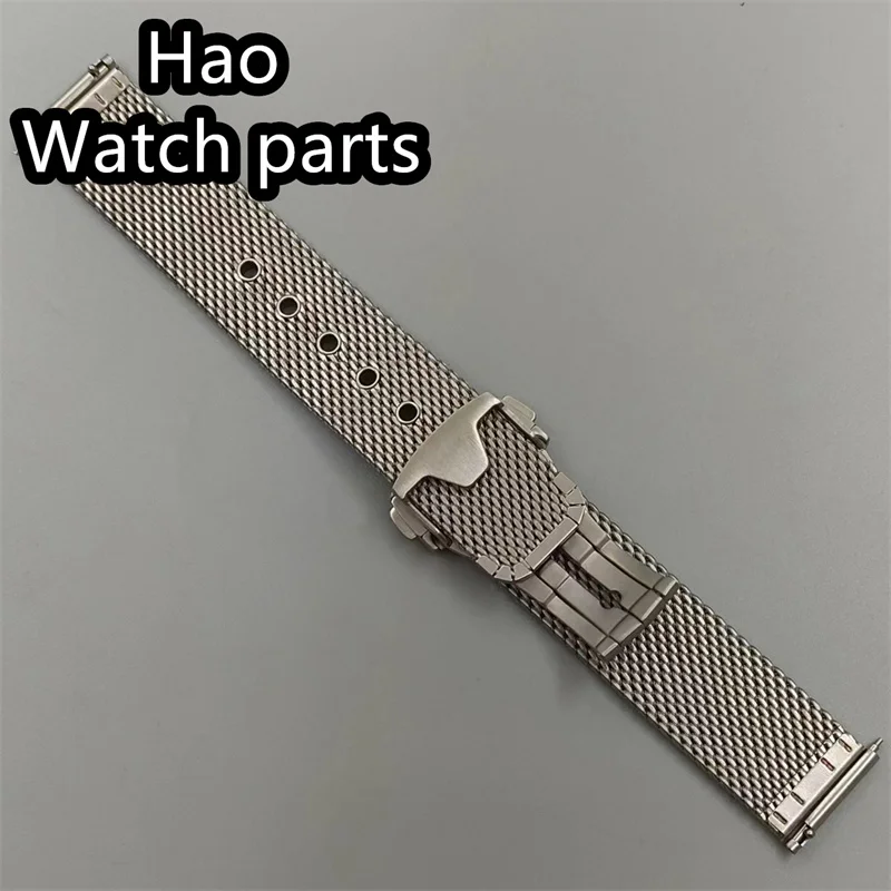 Металлический браслет BLIGER 20 мм Mmesh из нержавеющей стали Wwatch Sstrap оригинальная Складная пряжка