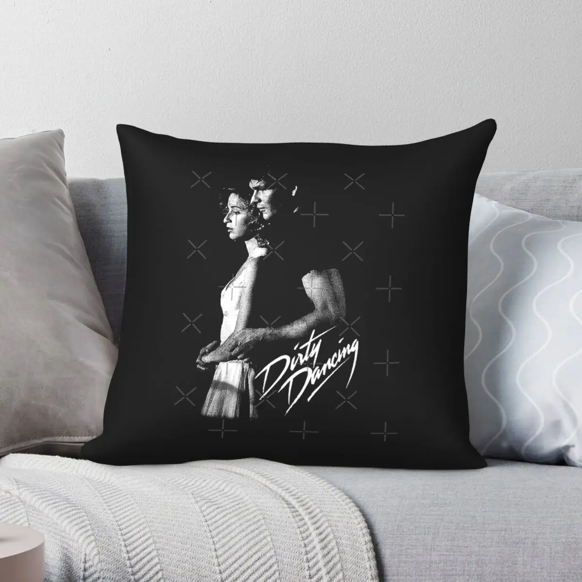 Dirty Dancing John And Baby Square Pillowcase Polyester Linen Velvet Creative Zip Decor Pillow Case Home Cushion Cover Wholesale