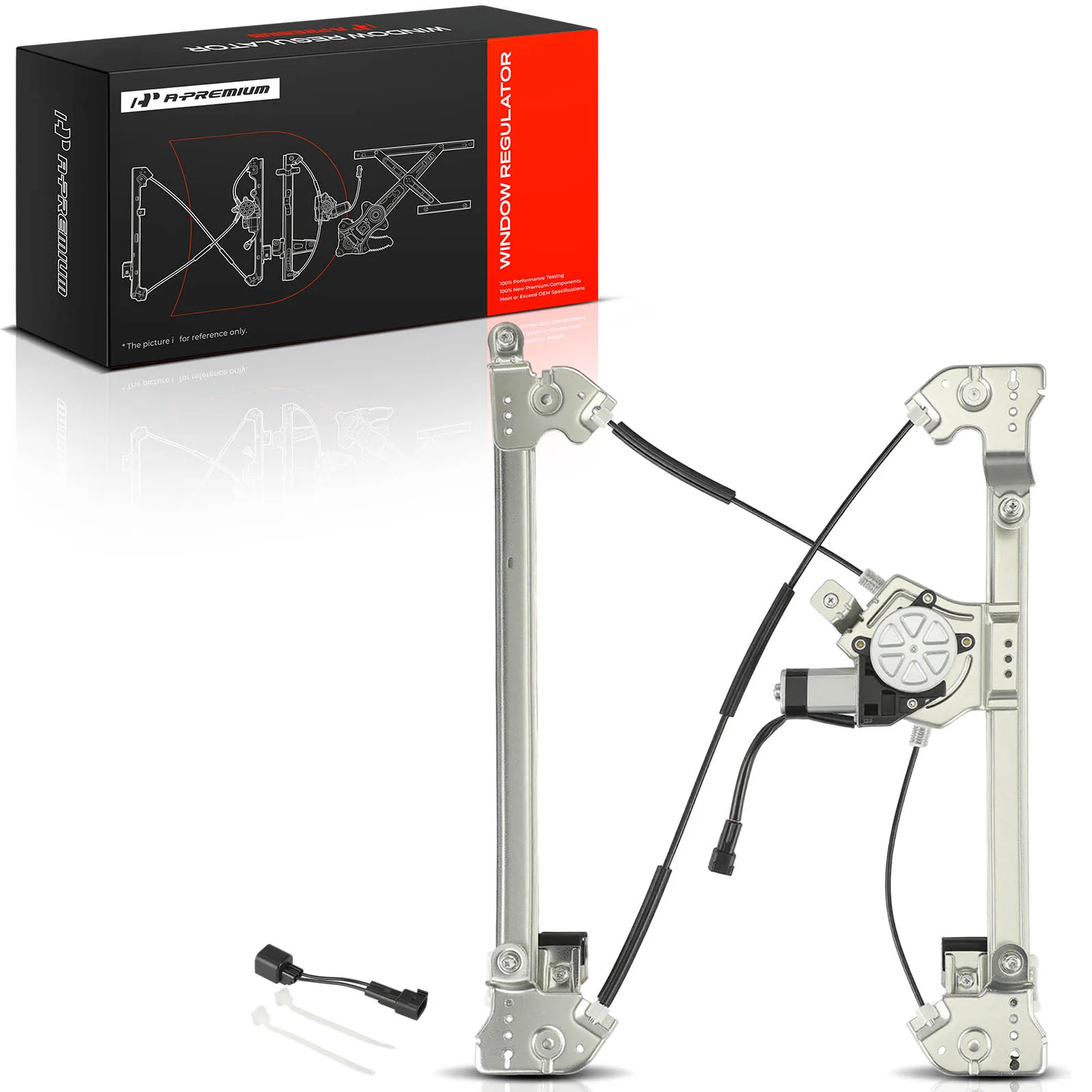 A-Premium Front Driver Side Power Window Regulator with Motor for Ford F-150 Lobo 2004-2008 Lincoln Mark LT 2006-2008