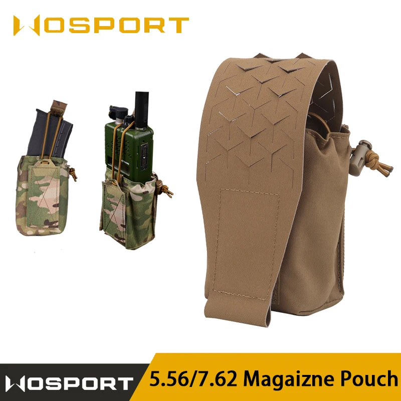 

7.62 Chest Magazine Pouch, 5.56 Magazine Pouch, M4 AK Radio MAG GP Bag, Airsoft Hunting MOLLE Storage Bag