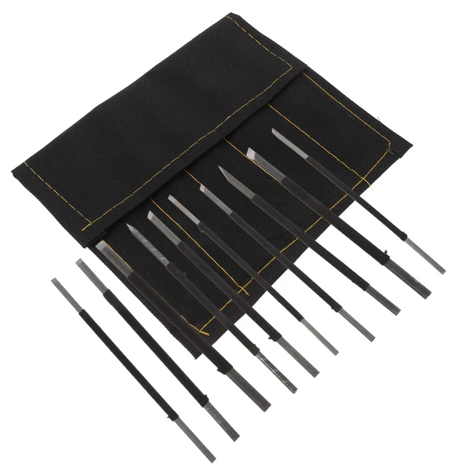 

10pcs Carving Tools High Quality Durable Sharp High Carbon Steel Stone Wood Engraving Craft H Tools Storage Pack