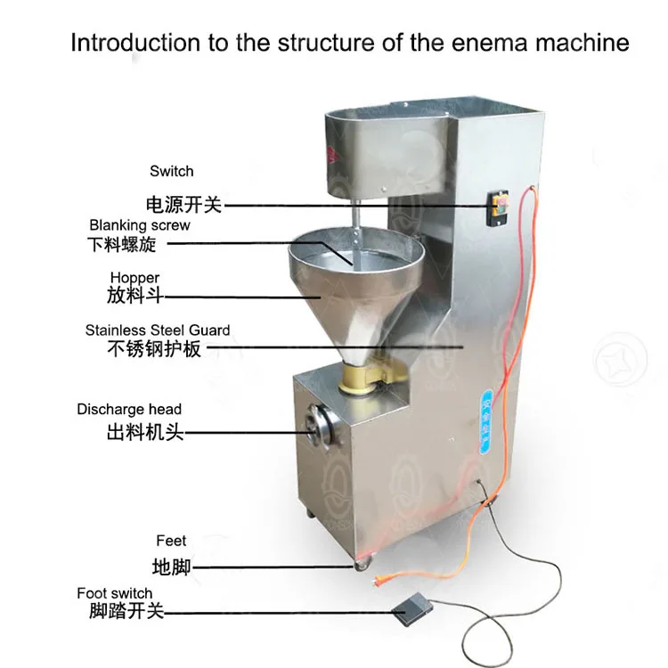 Germany Chorizo Filling Machine Sausage Stuffing Filler Meat Product Making Machine Automatic For Vacuum Sausage Stuffer Maker