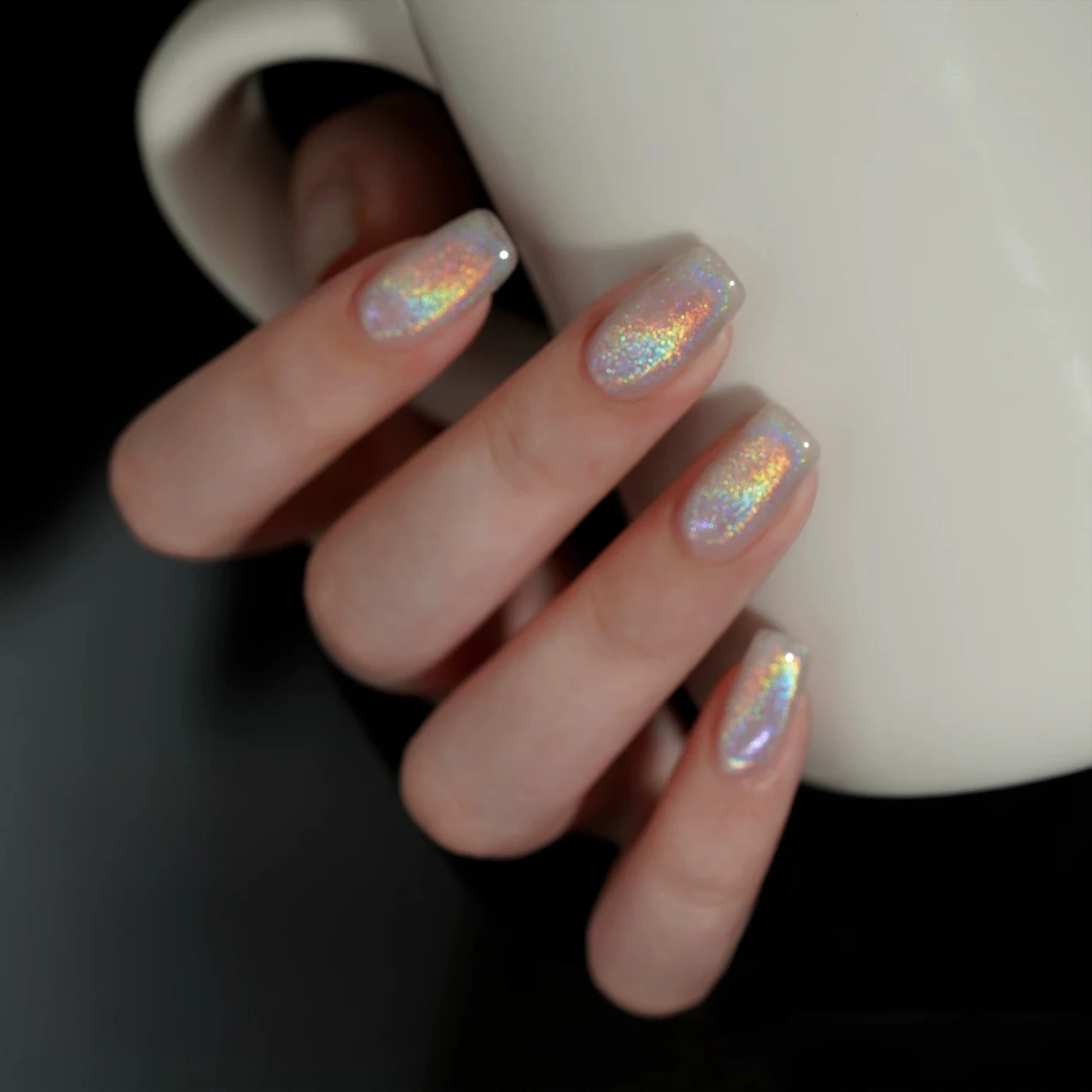 10ML 1PCS Laser No Background Colour Rainbow Magnet Joker Cat Eye Gel Nail Polish Nail Supplies Versatile Popular Color Nail Art