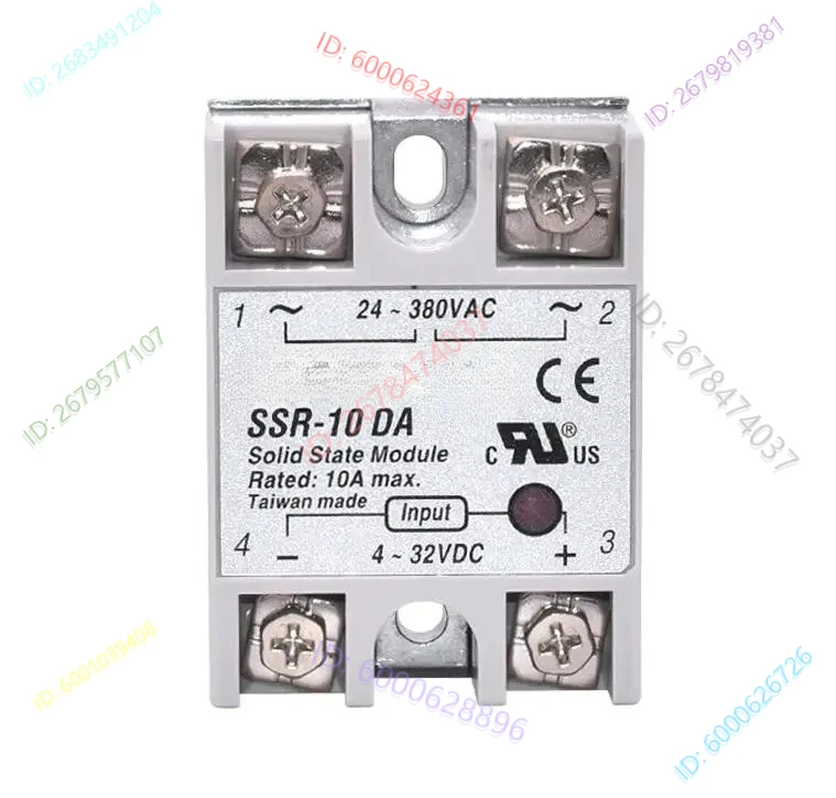 Original FOTEK Single Phase Solid State Relay SSR-10DA SSR-25DA SSR-40DA SSR-50DA SSR-75DA