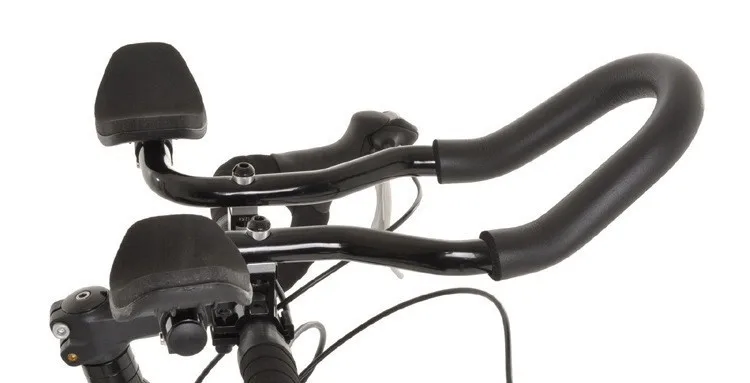 Bike Rest Handlebar Mountain Bike Handlebar Aluminum Handlebar Integrated Grip Triathlon Highway Extension Bracket