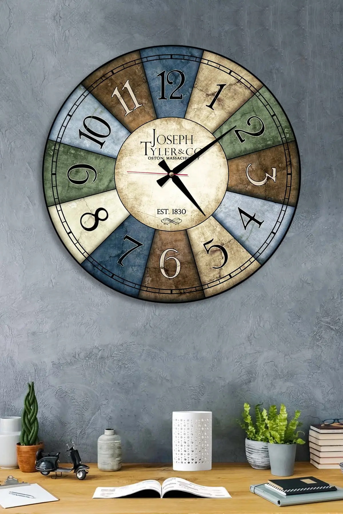 Dafhi Wooden Wall Clock