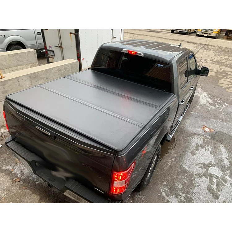 

Affordable Top Sale Hard Tri-fold Tonneau Cover Flat Type For Ford F150 Ranger Raptor