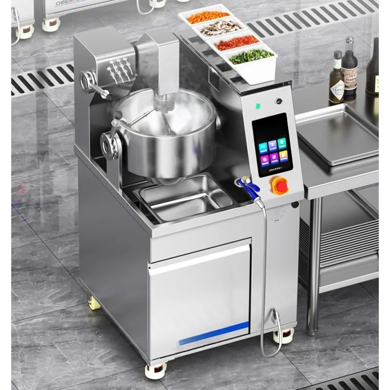 Automatic large cooking machine, multi-functional fried rice and noodles robot