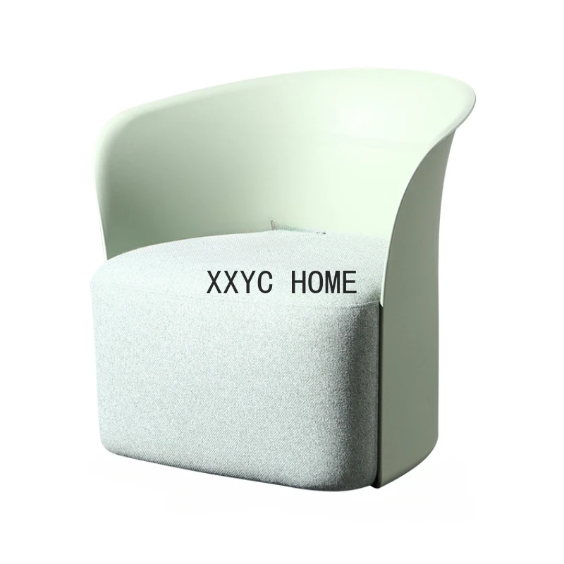 

Кресло с одним диваном из скандинавской ткани, спинка со спинкой, современный минималистичный креативный стул для отдыха