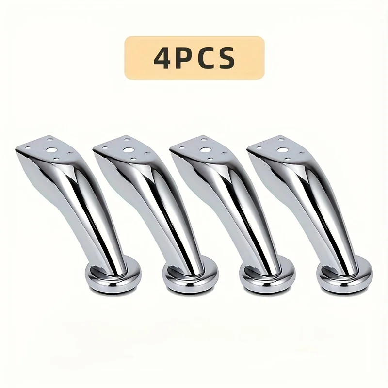 Furniture Base Legs，Suitable for Chairs, Stools, Cabinets, and Sofa Table Cabinet Legs，and Comes with 16 Installation Screws