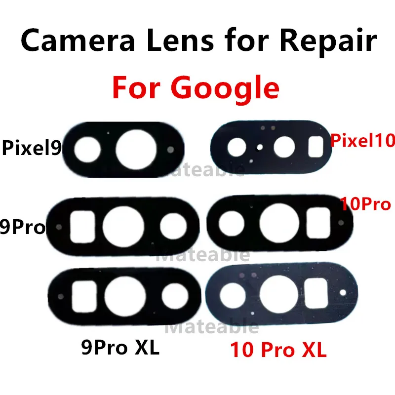 Camera Lens For Google Pixel 10 Pro XL 9Pro 9 Pixel9 Pixel10 Housing Rear Back Phone Camera Glass Cover Repair Replace Parts