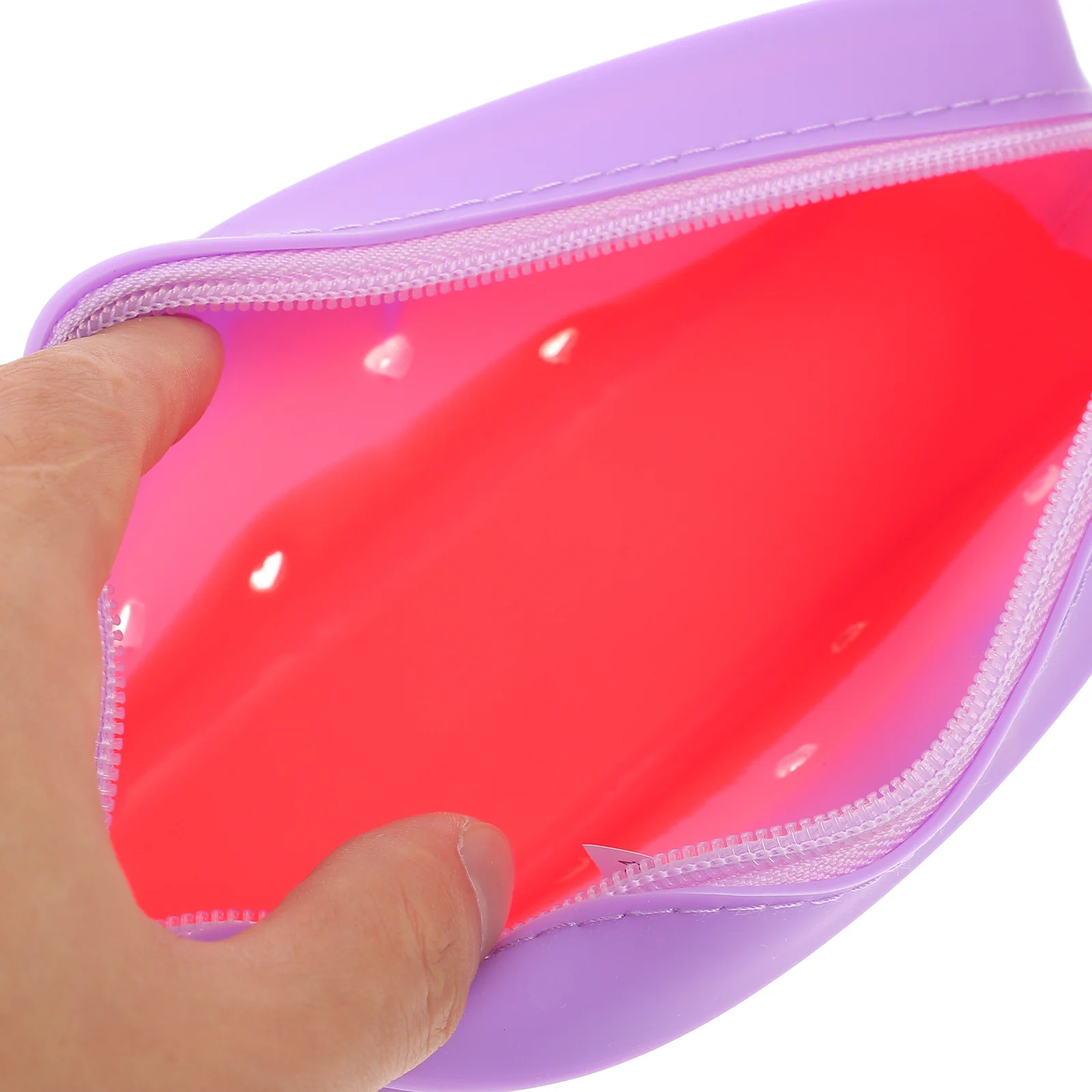 

Aesthetic Colored Silicone Pencil Pouch Large Capacity Portable Pen Case Organizer Cute Pencil Bag Stationery Storage for School