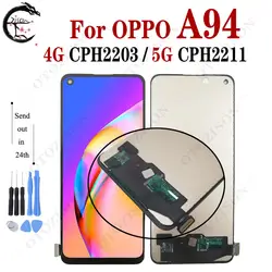 Incell A94 5G CPH2211 LCD Screen For OPPO A94 4G CPH2203 Display Touch Sensor Digitizer Assembly A94 Replacement Parts Tested OK