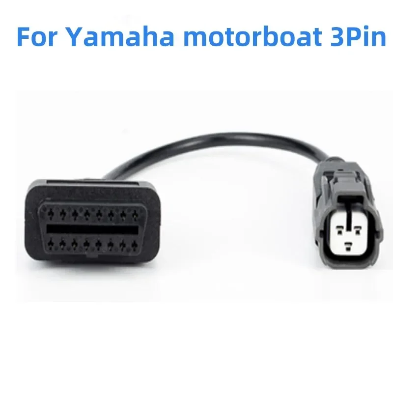 Moto for Benelli 6Pin Aprilia Husqvarna Delphi 6 Pin for Yamaha Motorboat 3 Pin OBD2 16Pin Connector Motorbike Cable