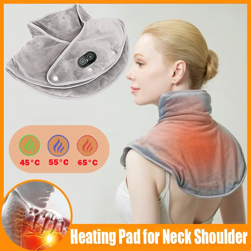 

Electric Heating Shoulder Neck Pad Three Gear Constant Temperature Thermal Compress Massager Shoulder Back Heated Shawl Warmer